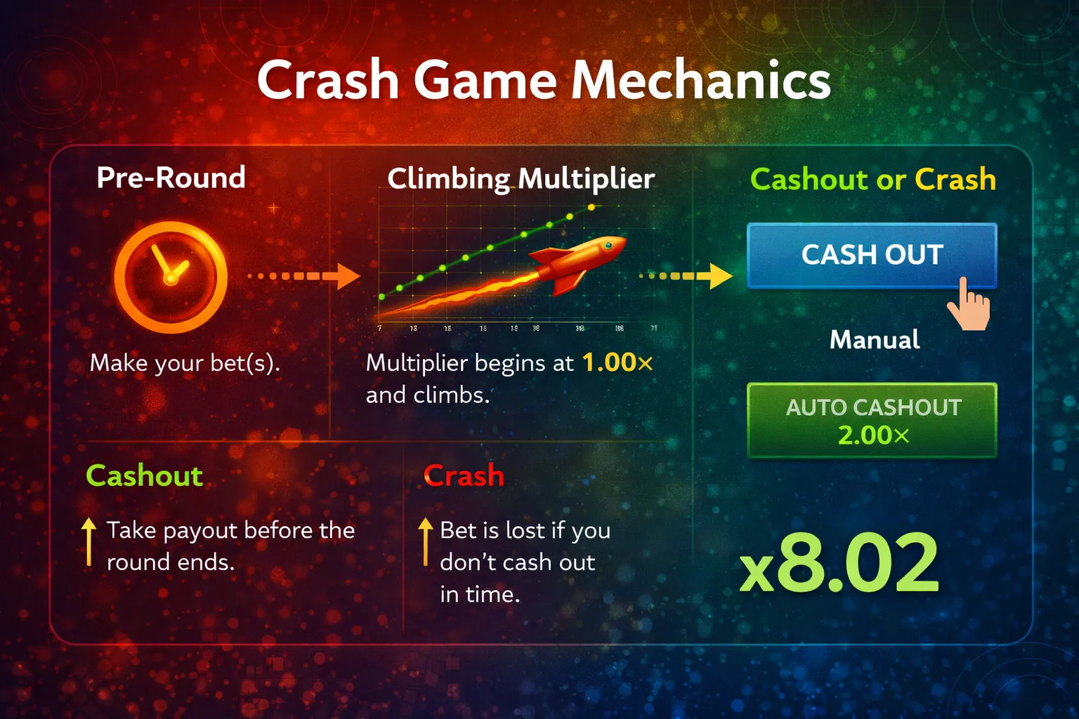 Aviator game mechanics diagram